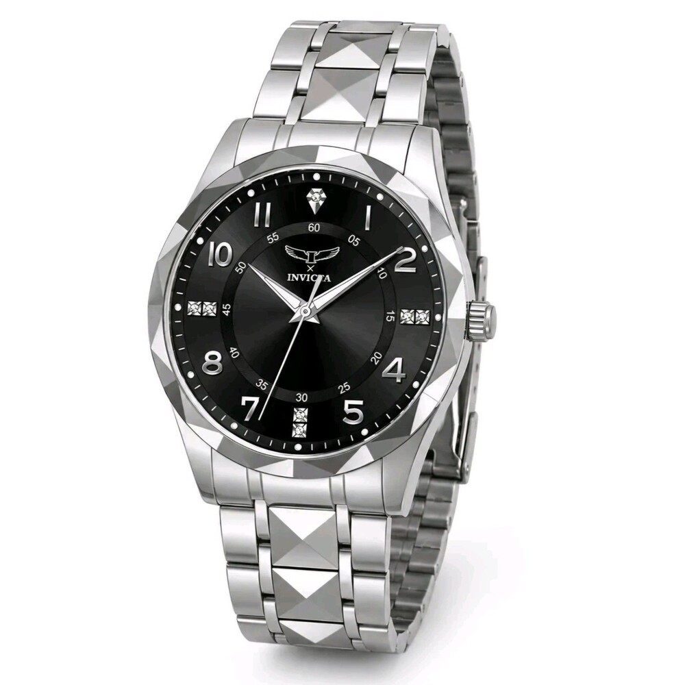 Invicta Specialty I by Invicta Men's Watch 41mm Black Silver 69027 Brand New